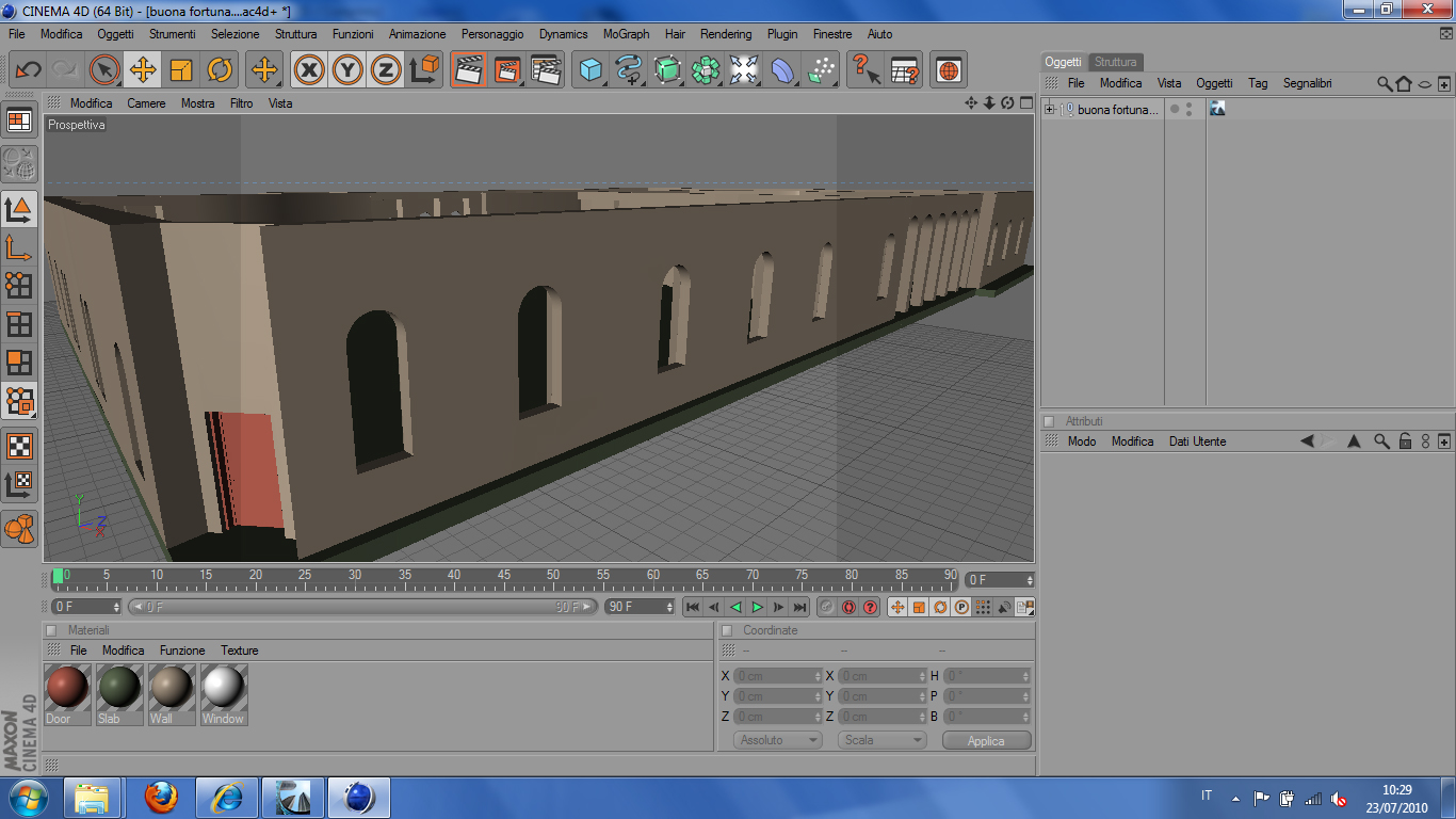 Cinema4D: primo approccio con il software C4D